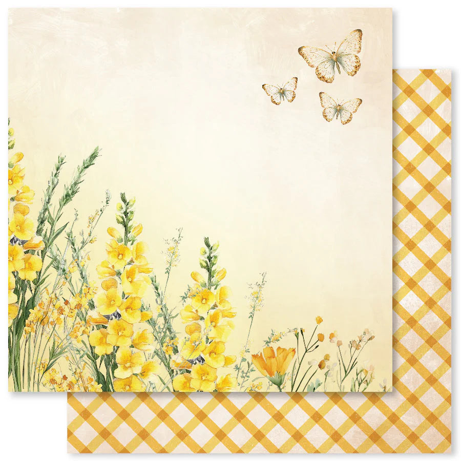 Paper Rose Studio Bees & Butterflies 12x12 Paper Collection