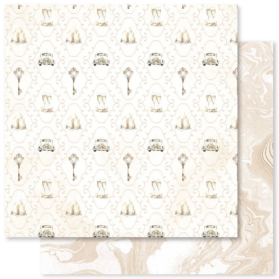 Paper Rose Studio Wedding Joy 12x12 Paper Collection