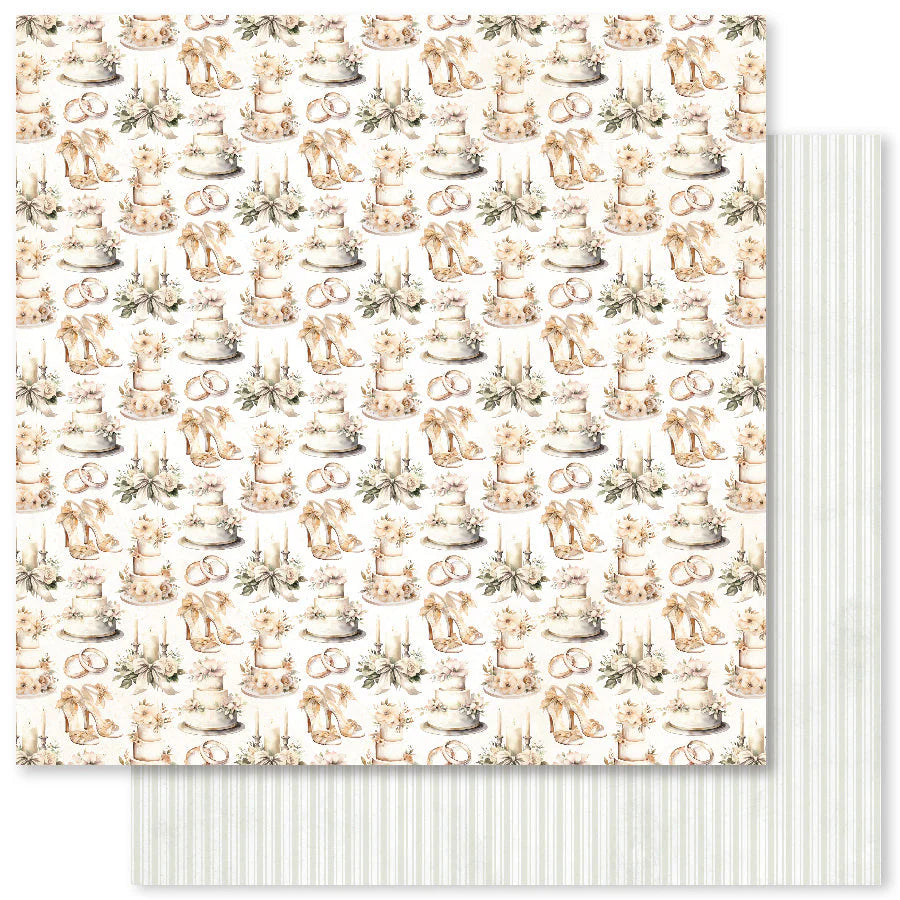 Paper Rose Studio Wedding Joy 12x12 Paper Collection