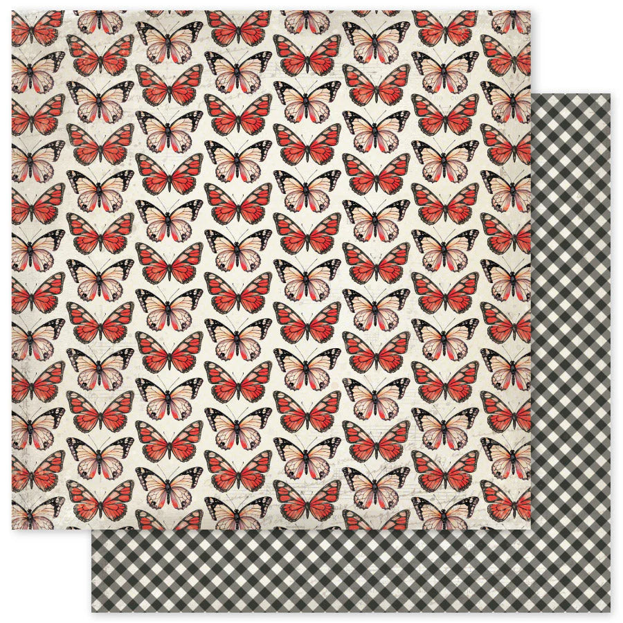 Paper Rose Studio Poppy Garden Basics 12x12 Paper Collection