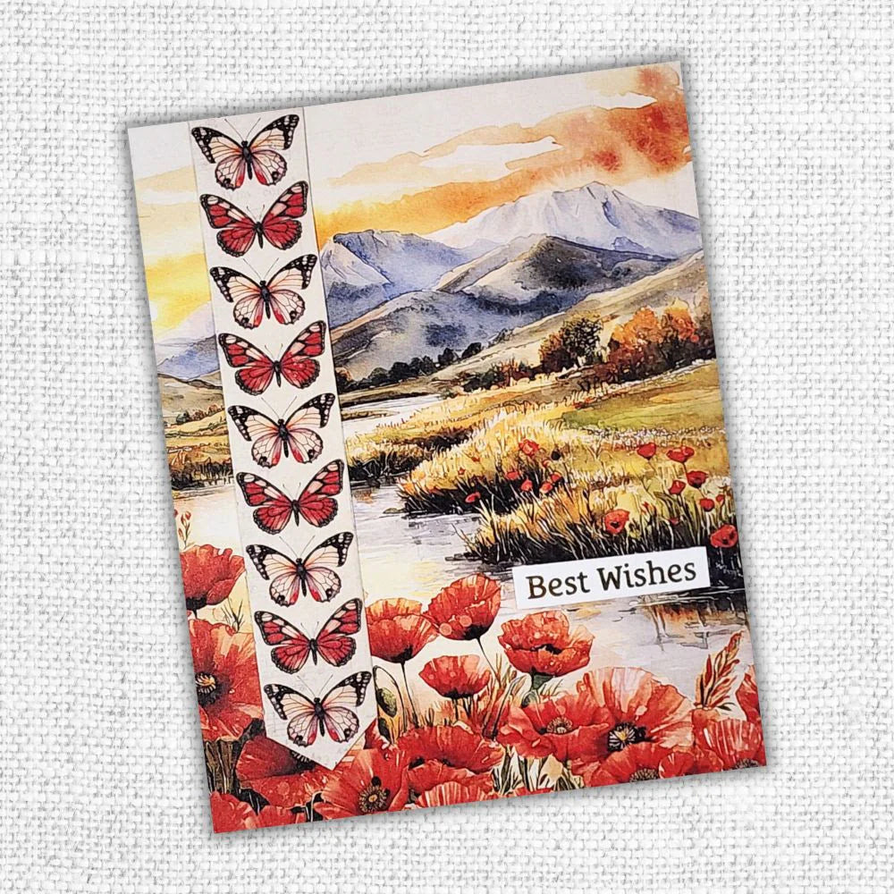 Paper Rose Studio Poppy Garden Basics 12x12 Paper Collection