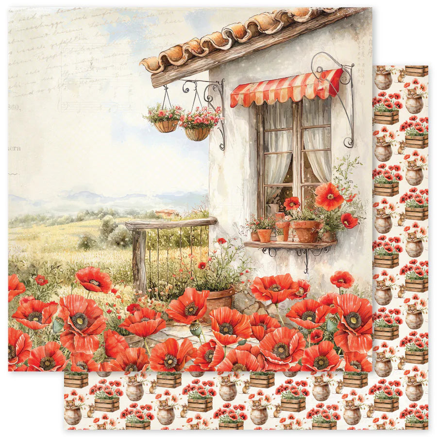 Paper Rose Studio Poppy Garden 12x12 Paper Collection