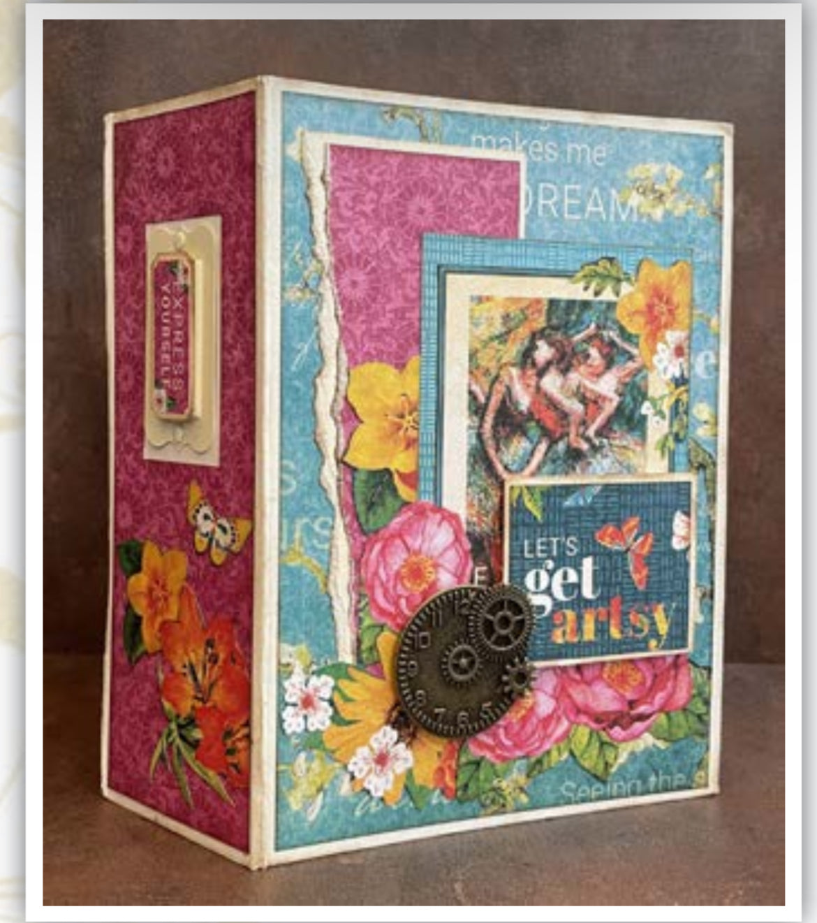 Graphic 45 Let’s Get Artsy - Vibrant Tag & Pocket Album