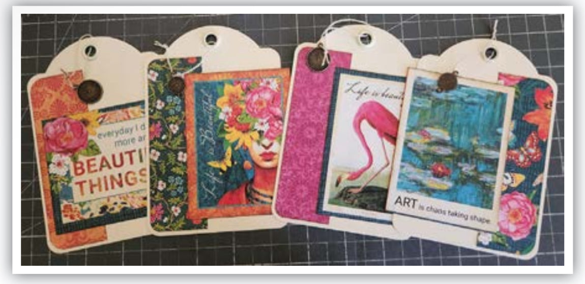 Graphic 45 Let’s Get Artsy - Vibrant Tag & Pocket Album