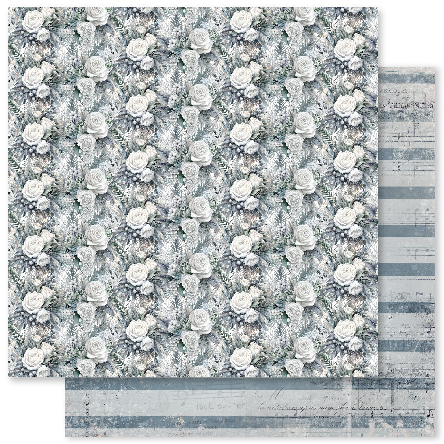 Paper Rose Studio White Christmas 12x12 Paper Collection