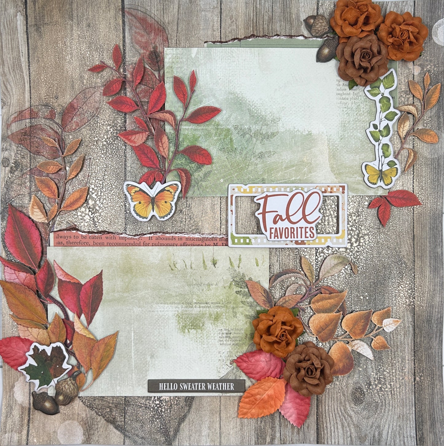 Fall Favorites 2-Page Layout (Virtual Class 77)