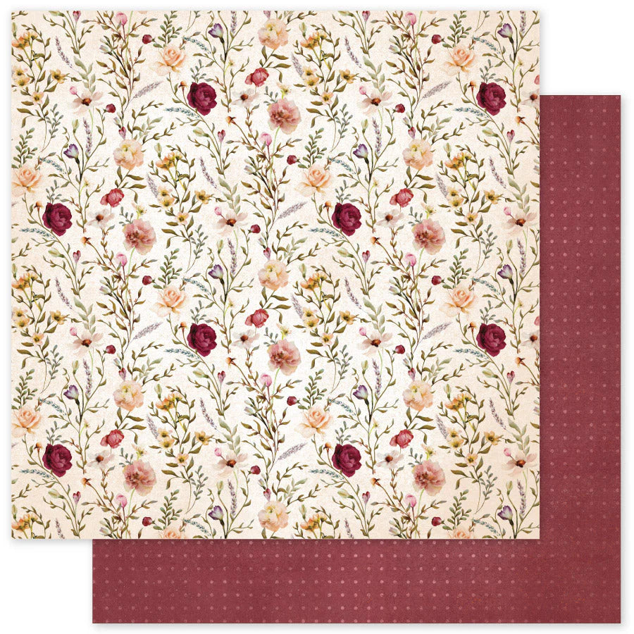 Paper Rose Studio Vintage Rose 12x12 Paper Collection