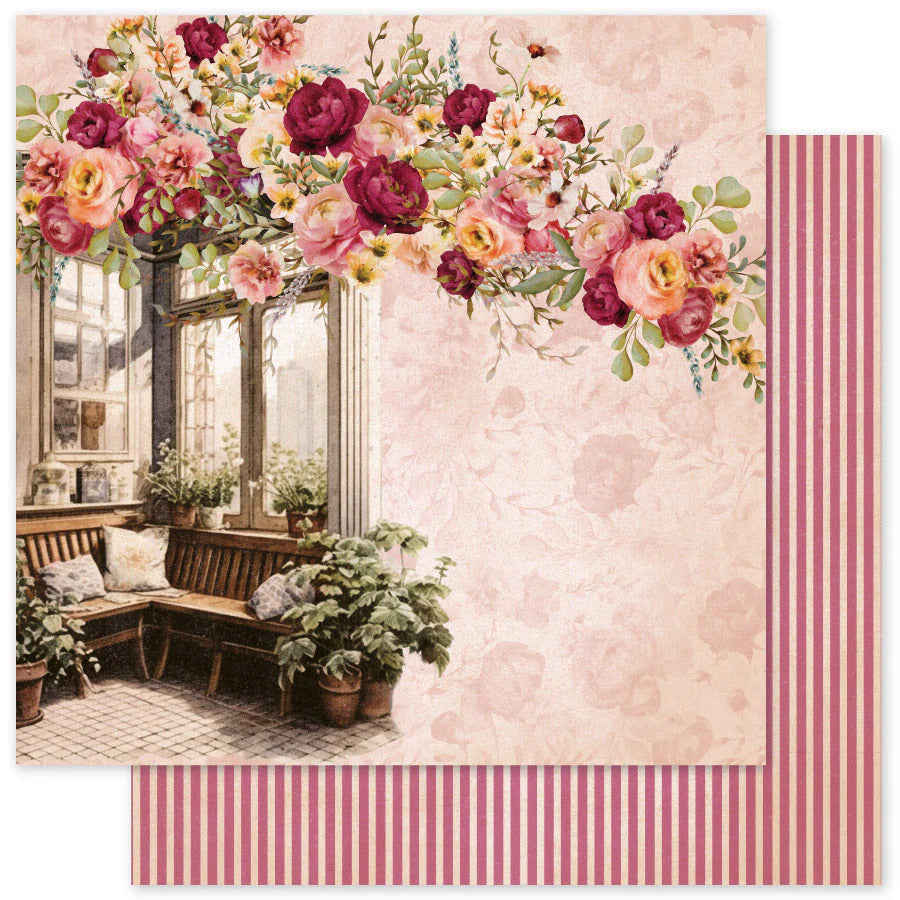 Paper Rose Studio Vintage Rose 12x12 Paper Collection