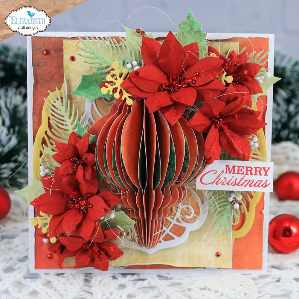 Elizabeth Craft Designs Festive Ornaments Metal Die Set