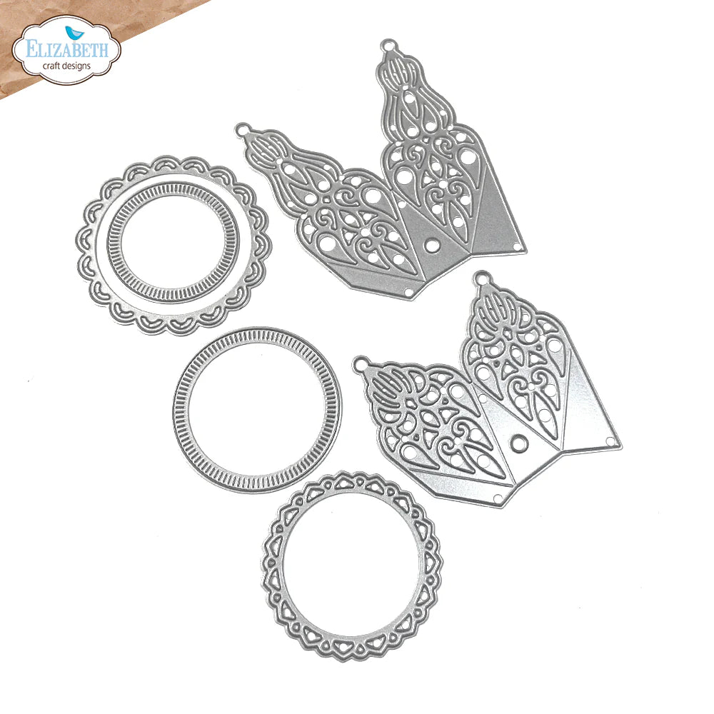 Elizabeth Craft Designs Festive Star Metal Die Set