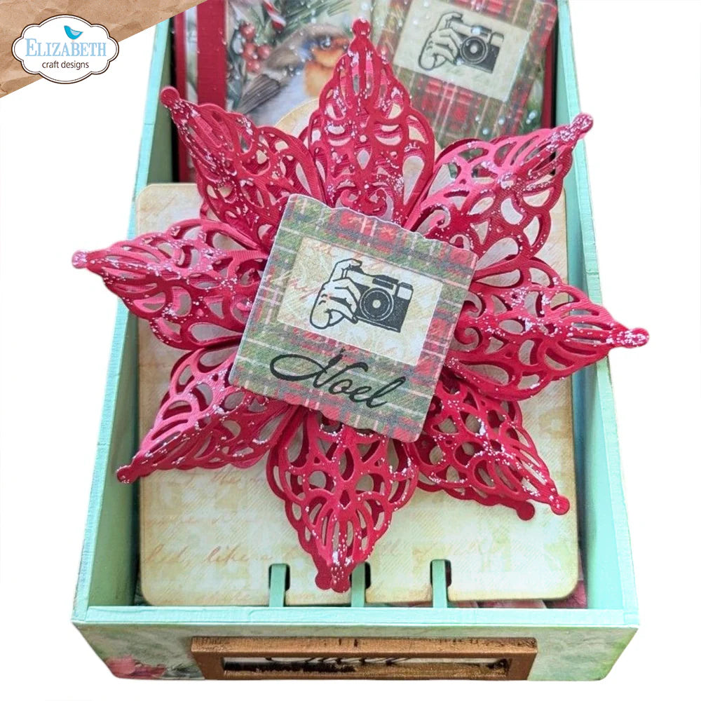 Elizabeth Craft Designs Festive Star Metal Die Set