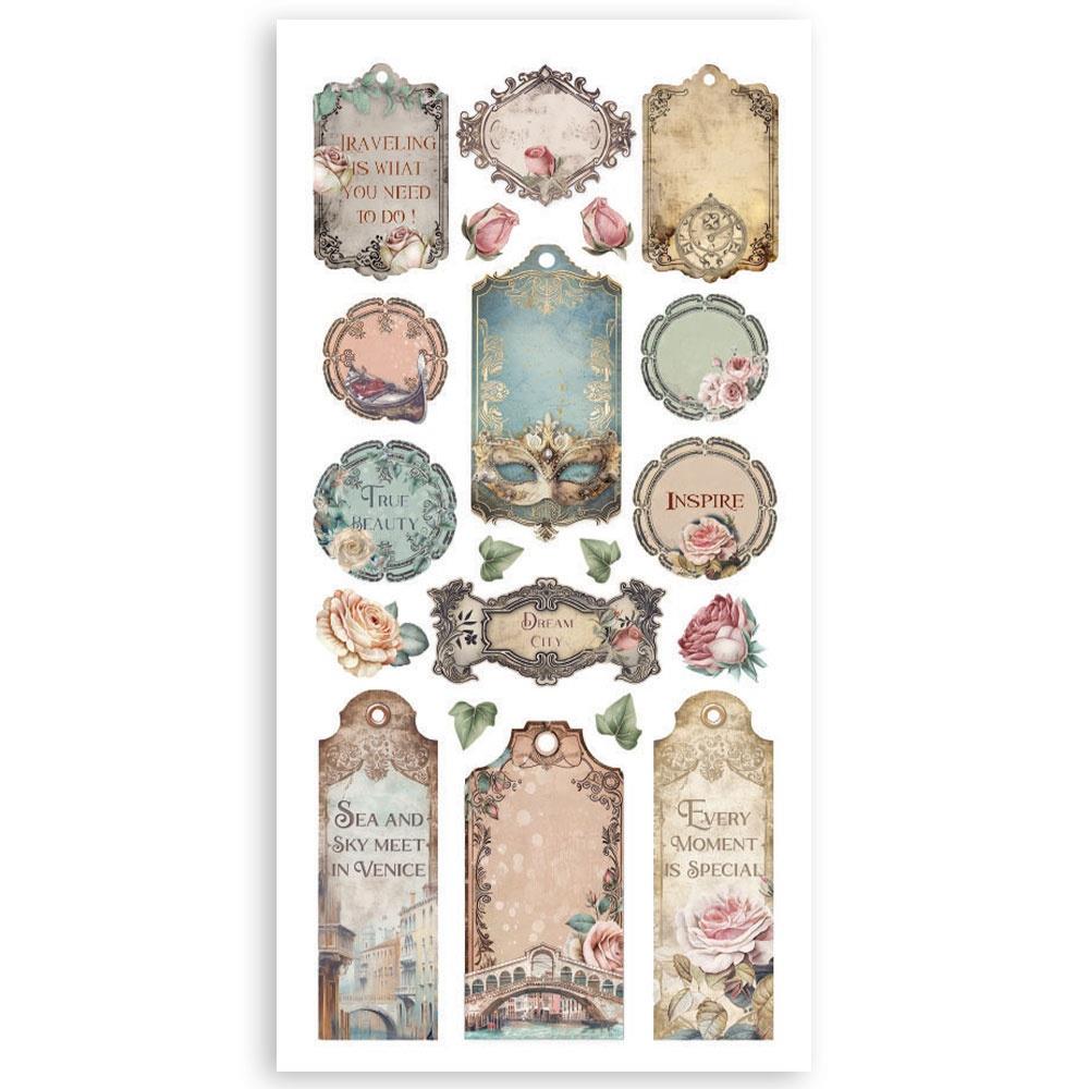Stamperia Venice Paper Cut-Outs (4 Sheets)