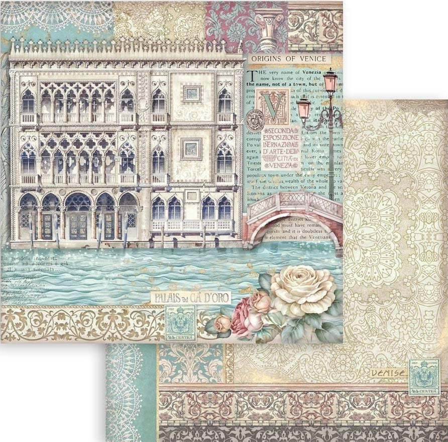 Stamperia Venice 12” x 12” Paper Pad