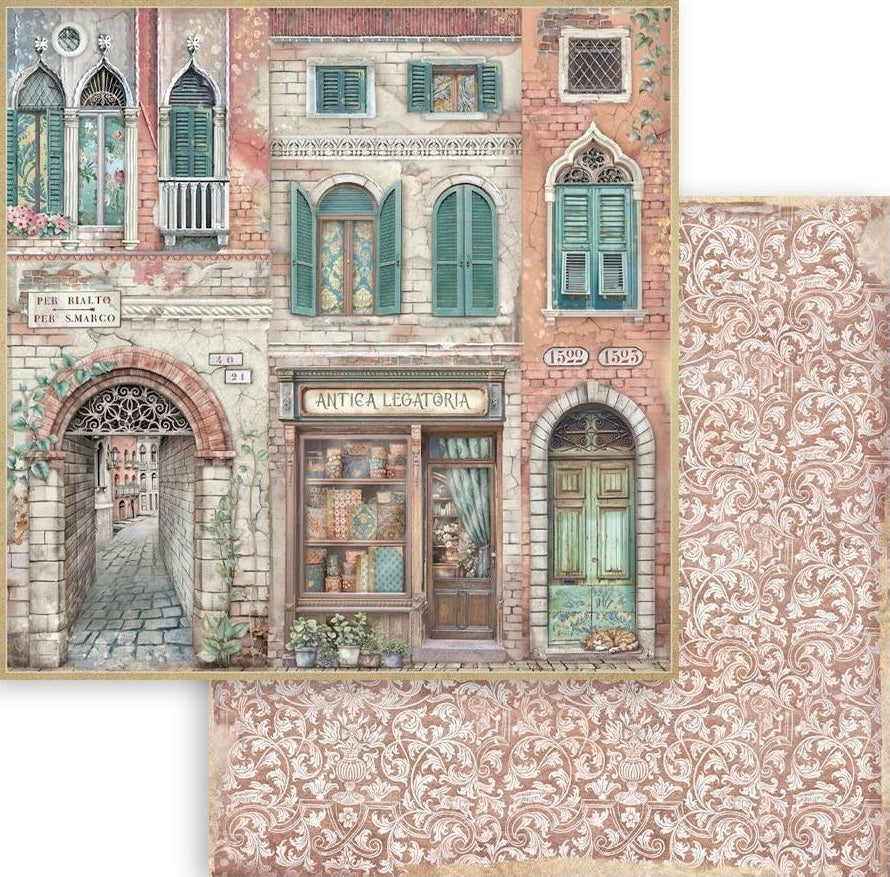 Stamperia Venice 12” x 12” Paper Pad