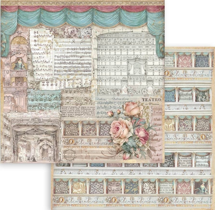 Stamperia Venice 12” x 12” Paper Pad