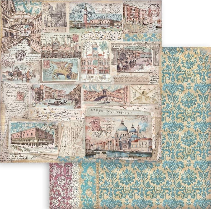 Stamperia Venice 12” x 12” Paper Pad