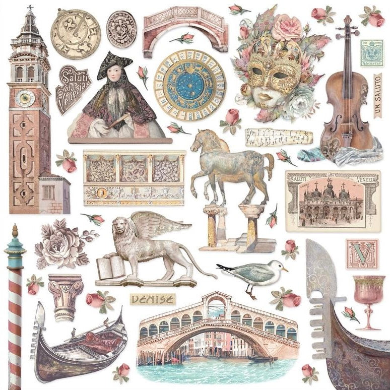 Stamperia Venice 12” x 12” Paper Pad