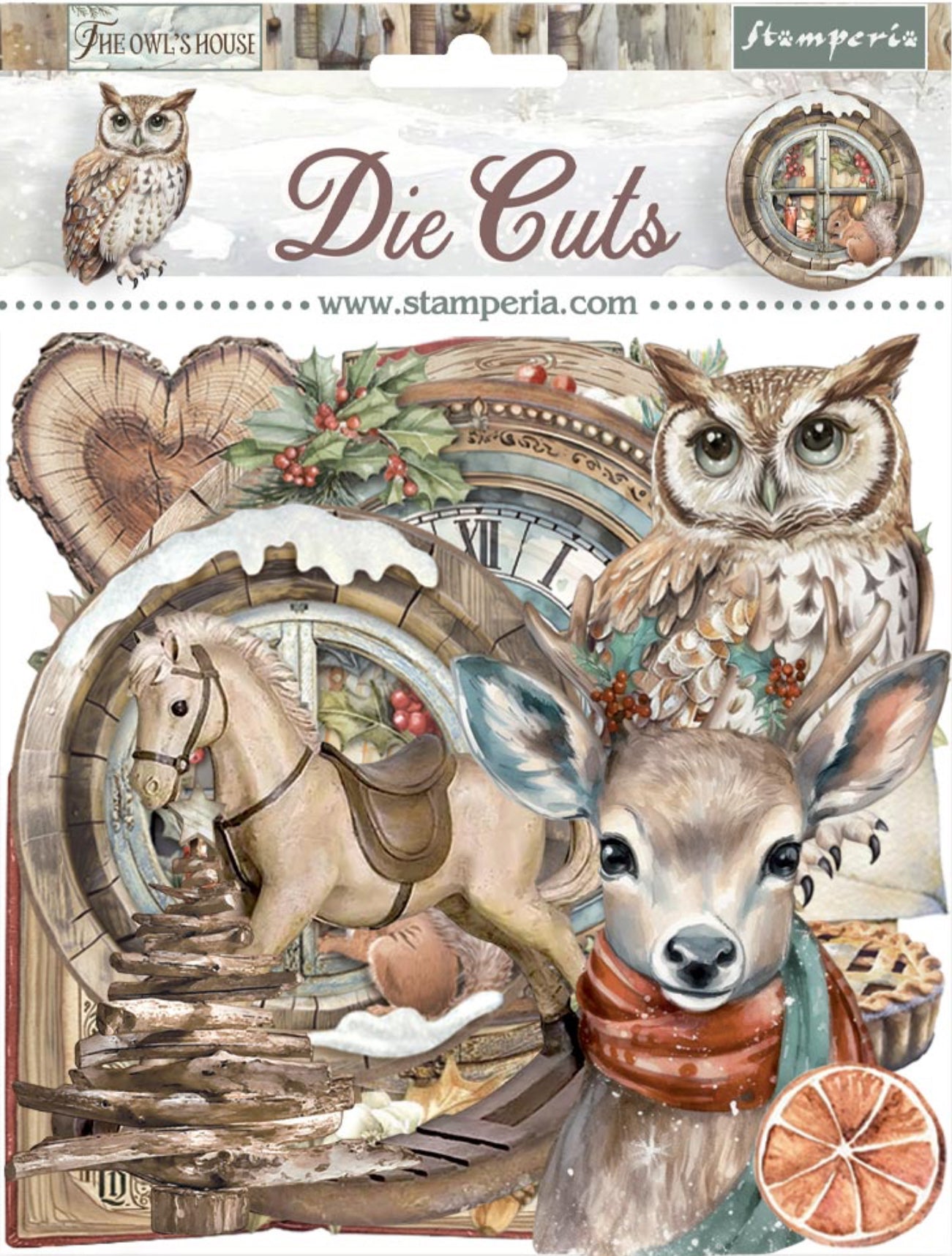 Stamperia The Owl’s House Die Cuts