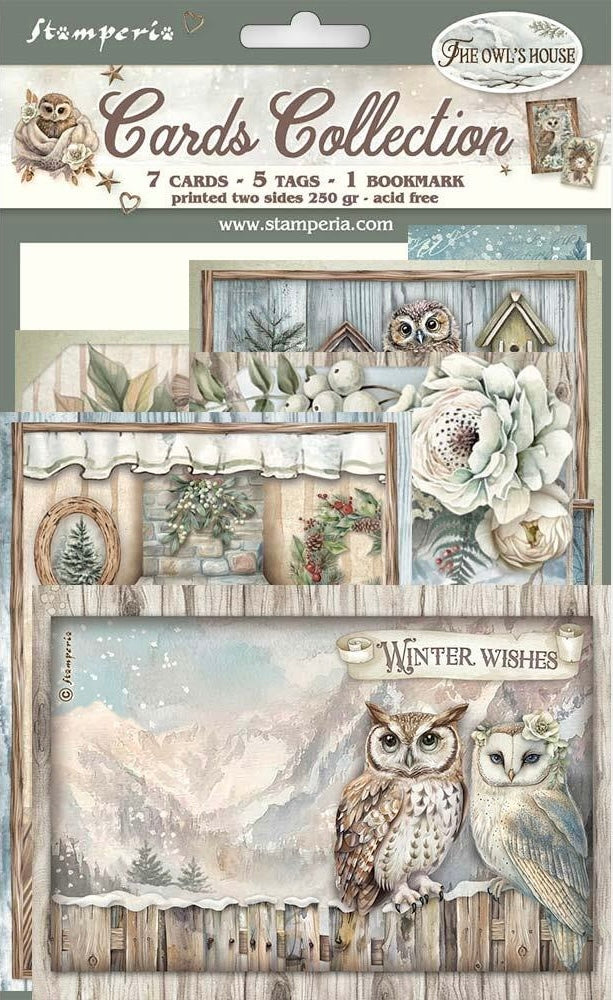 Stamperia Cards Collection - The Owl’s House