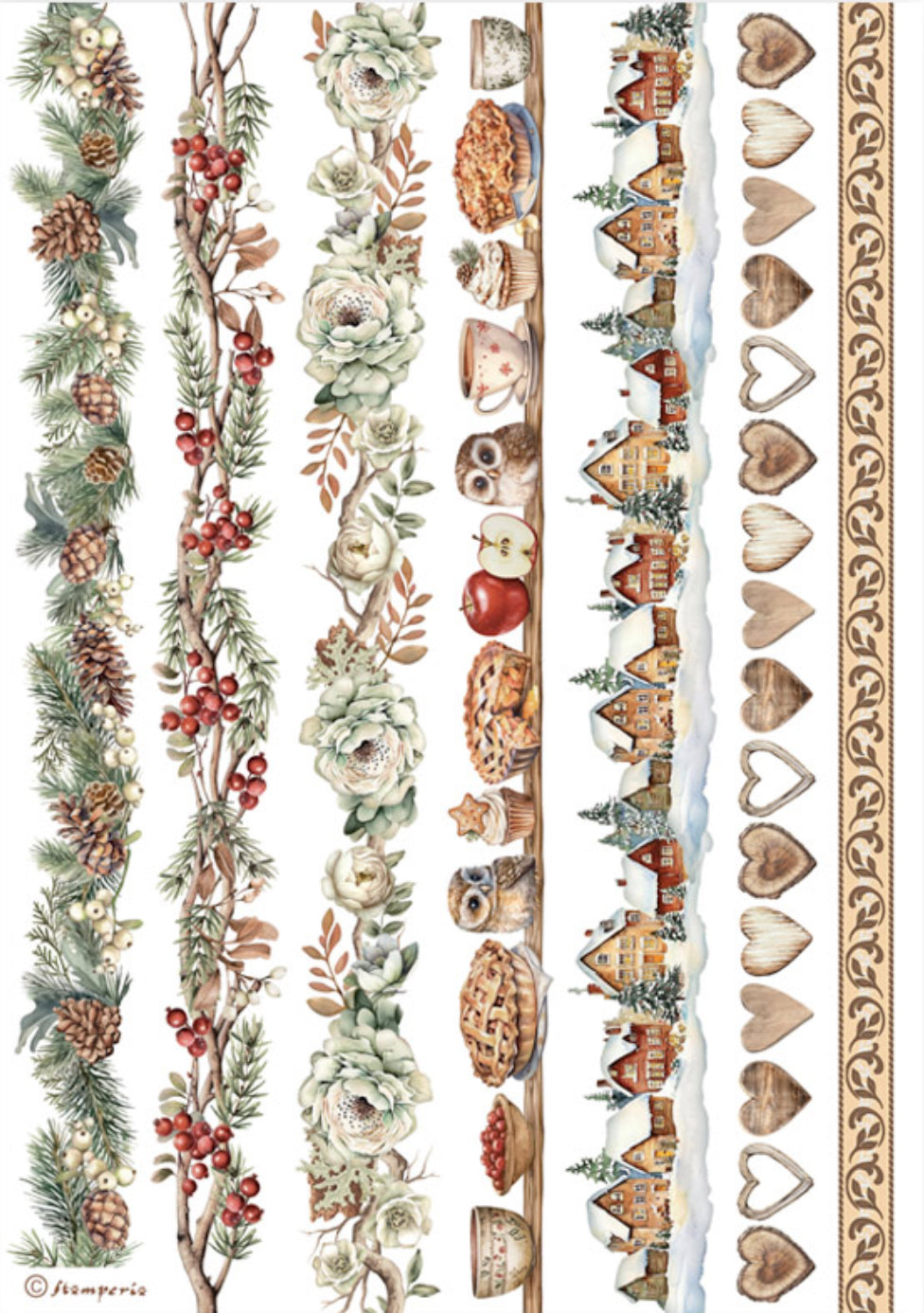 Stamperia The Owl’s House Washi Pad (8 Sheets)