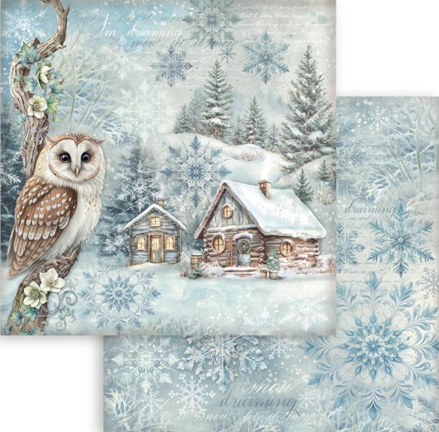 Stamperia The Owl’s House 8” x 8” Paper Pad