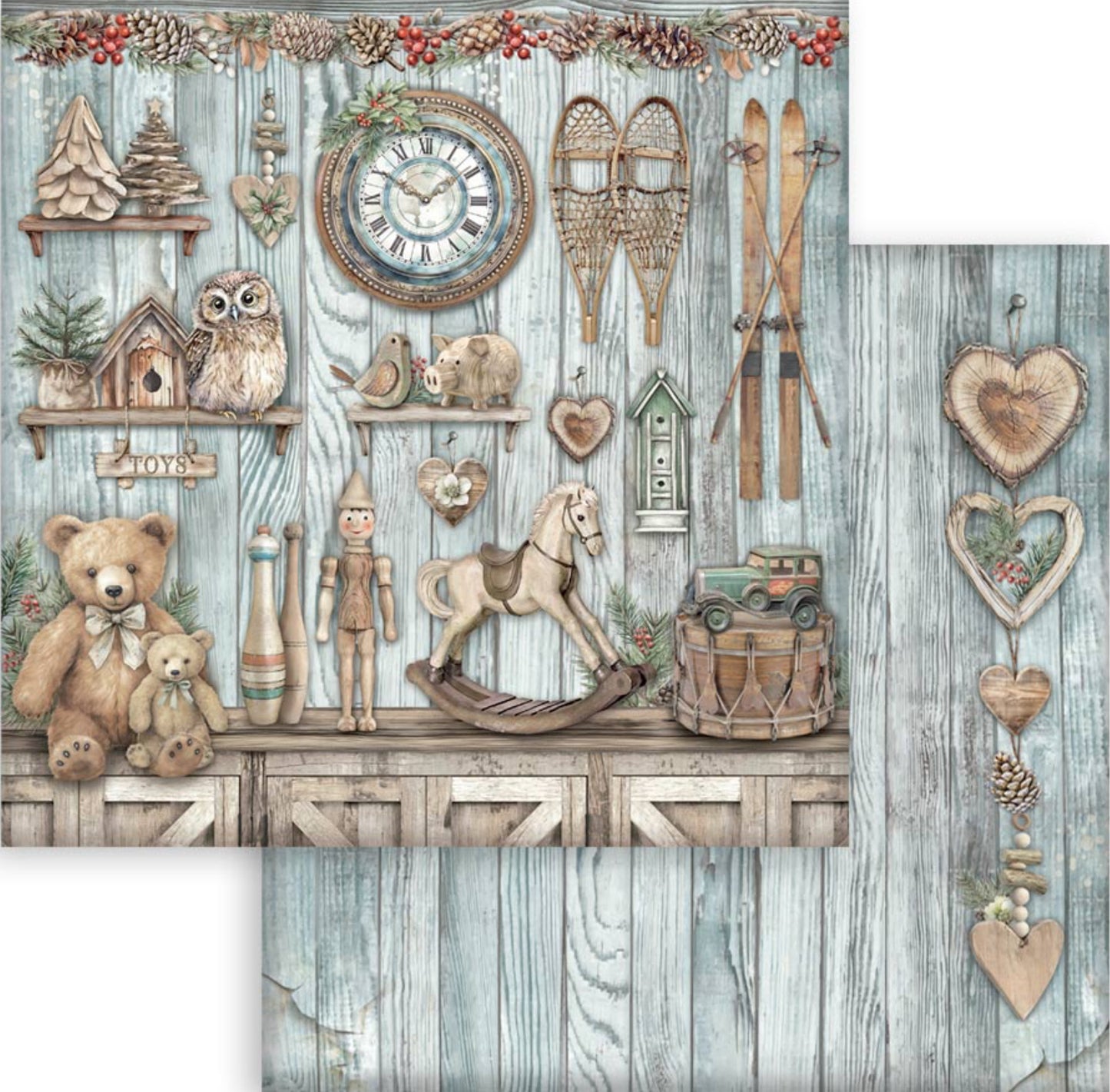 Stamperia The Owl’s House 8” x 8” Paper Pad