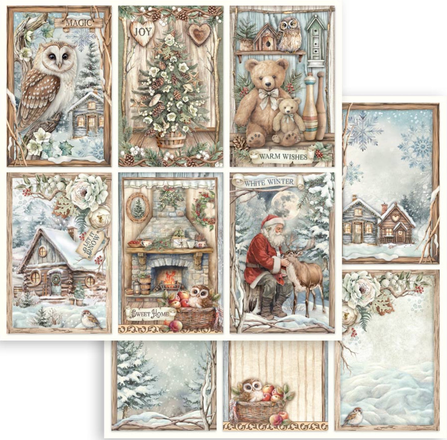 Stamperia The Owl’s House 8” x 8” Paper Pad