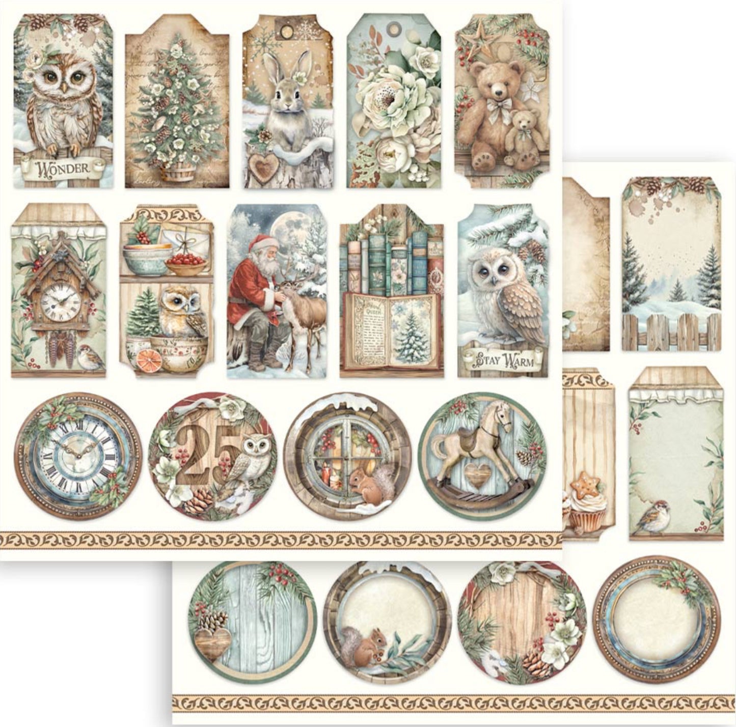 Stamperia The Owl’s House 8” x 8” Paper Pad
