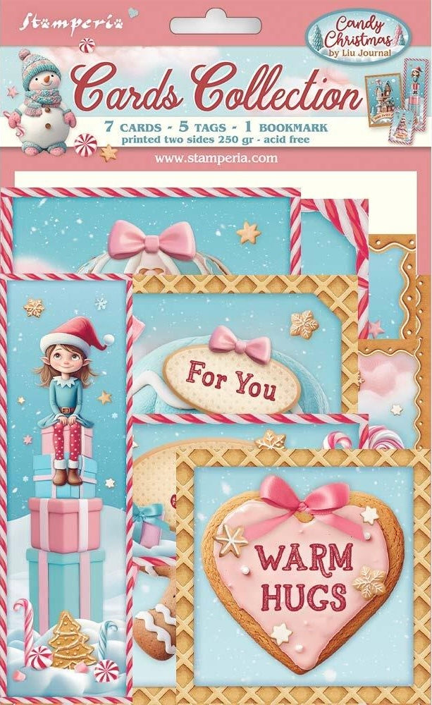 Stamperia Cards Collection - Candy Christmas