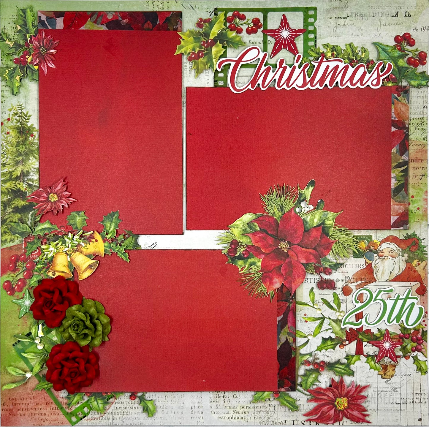 Photogenic Christmas 2-Page Layout (Virtual Class 80)