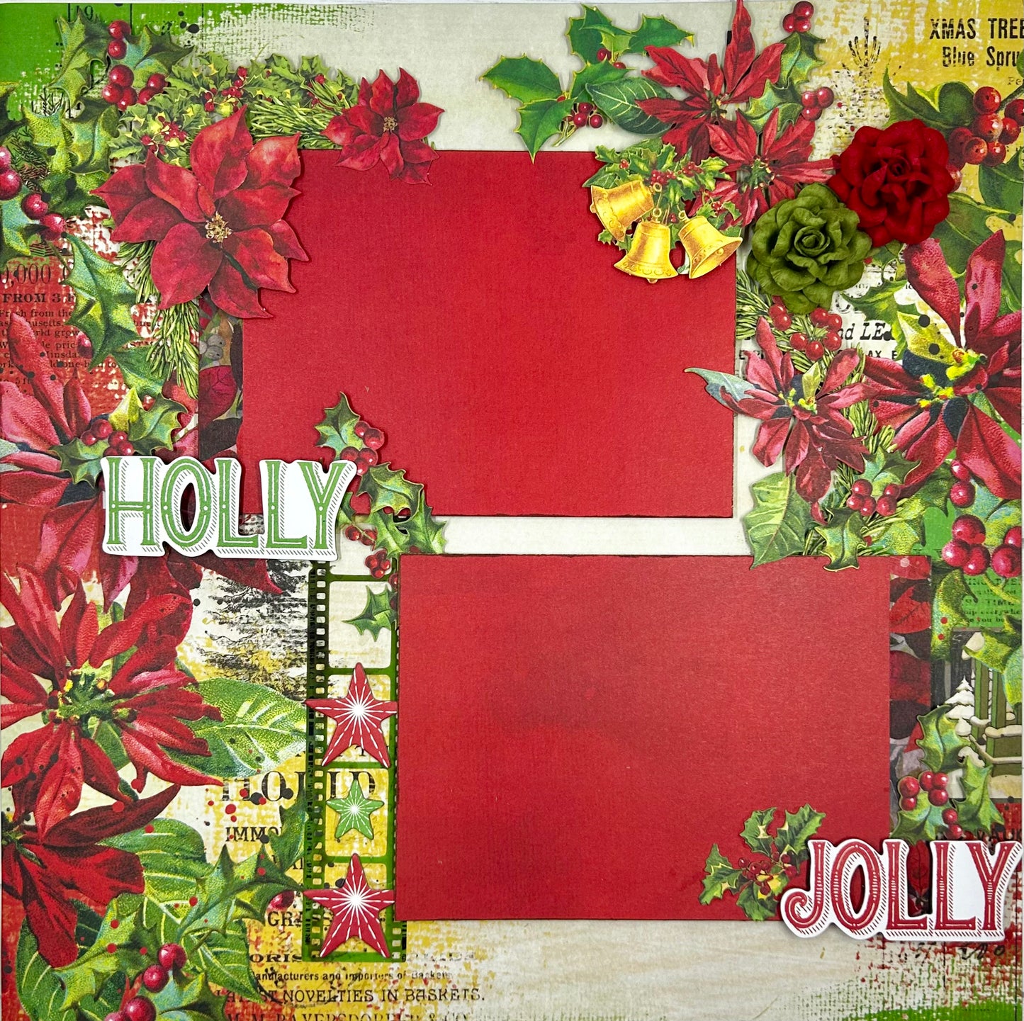 Photogenic Christmas 2-Page Layout (Virtual Class 80)