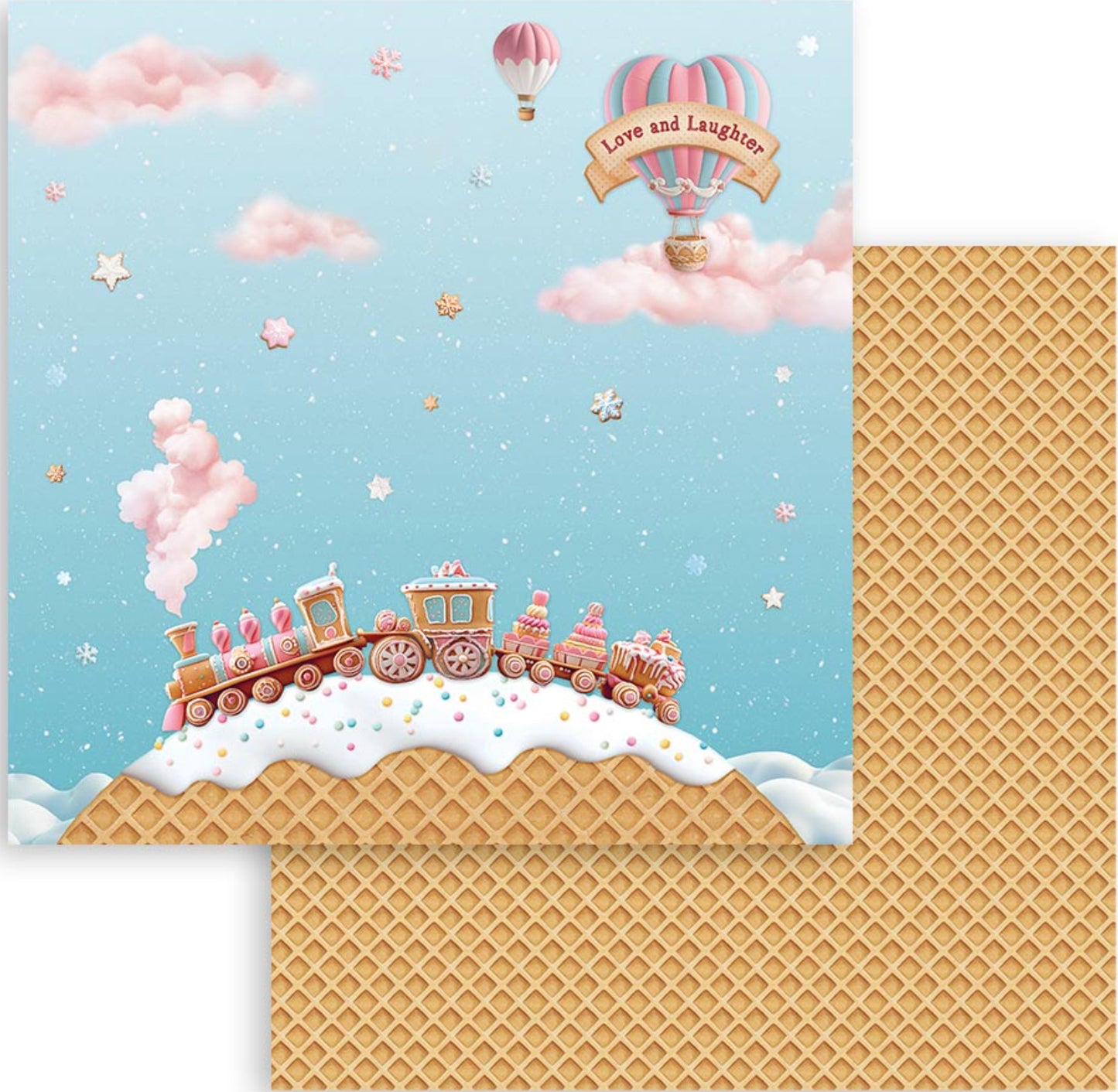 Stamperia Candy Christmas 8” x 8” Paper Pad