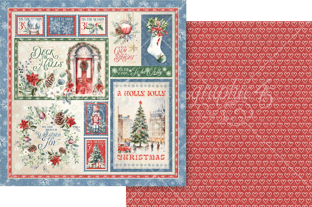 Graphic 45 Deck the Halls 12” x 12” Collection Pack