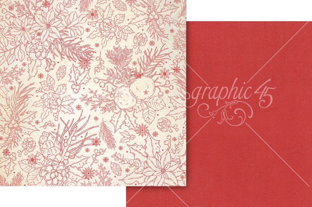 Graphic 45 Deck the Halls 12” x 12” Collection Pack