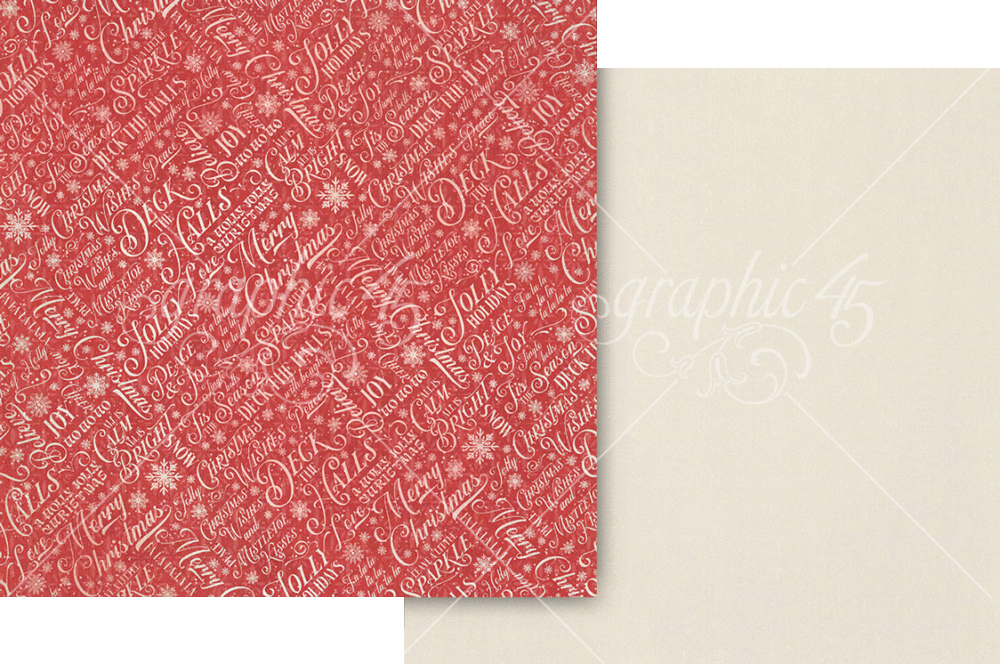 Graphic 45 Deck the Halls 12” x 12” Collection Pack