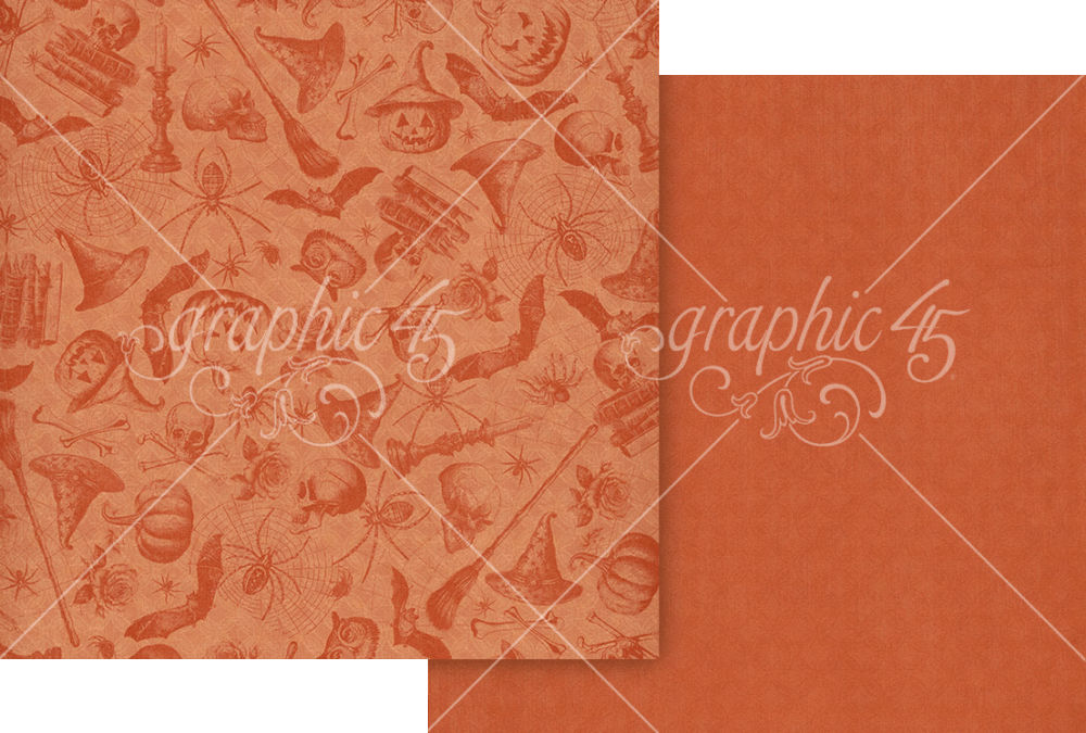 Graphic 45 Ghostly Greetings 12” x 12” Collection Pack