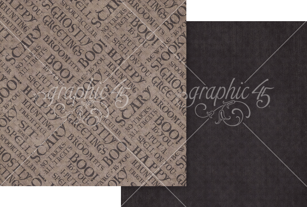 Graphic 45 Ghostly Greetings 12” x 12” Collection Pack