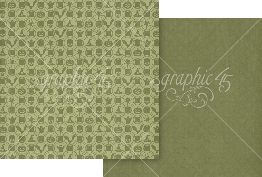Graphic 45 Ghostly Greetings 12” x 12” Collection Pack