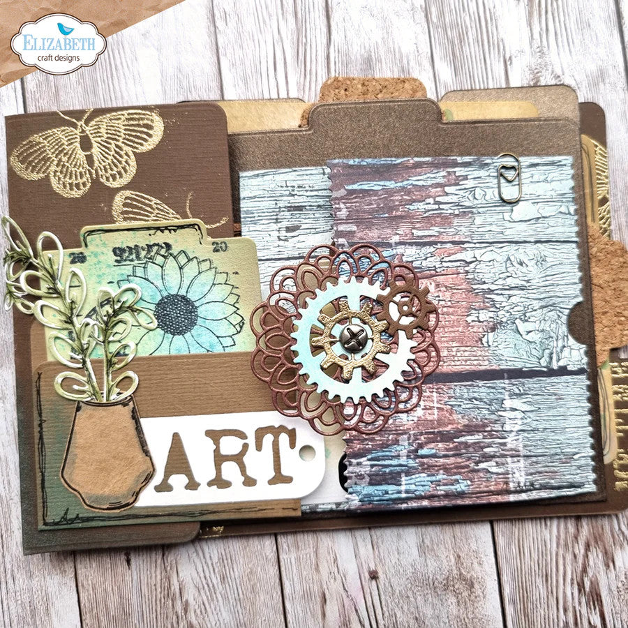 Elizabeth Craft Designs Juego de troqueles Ticket to Fly Free