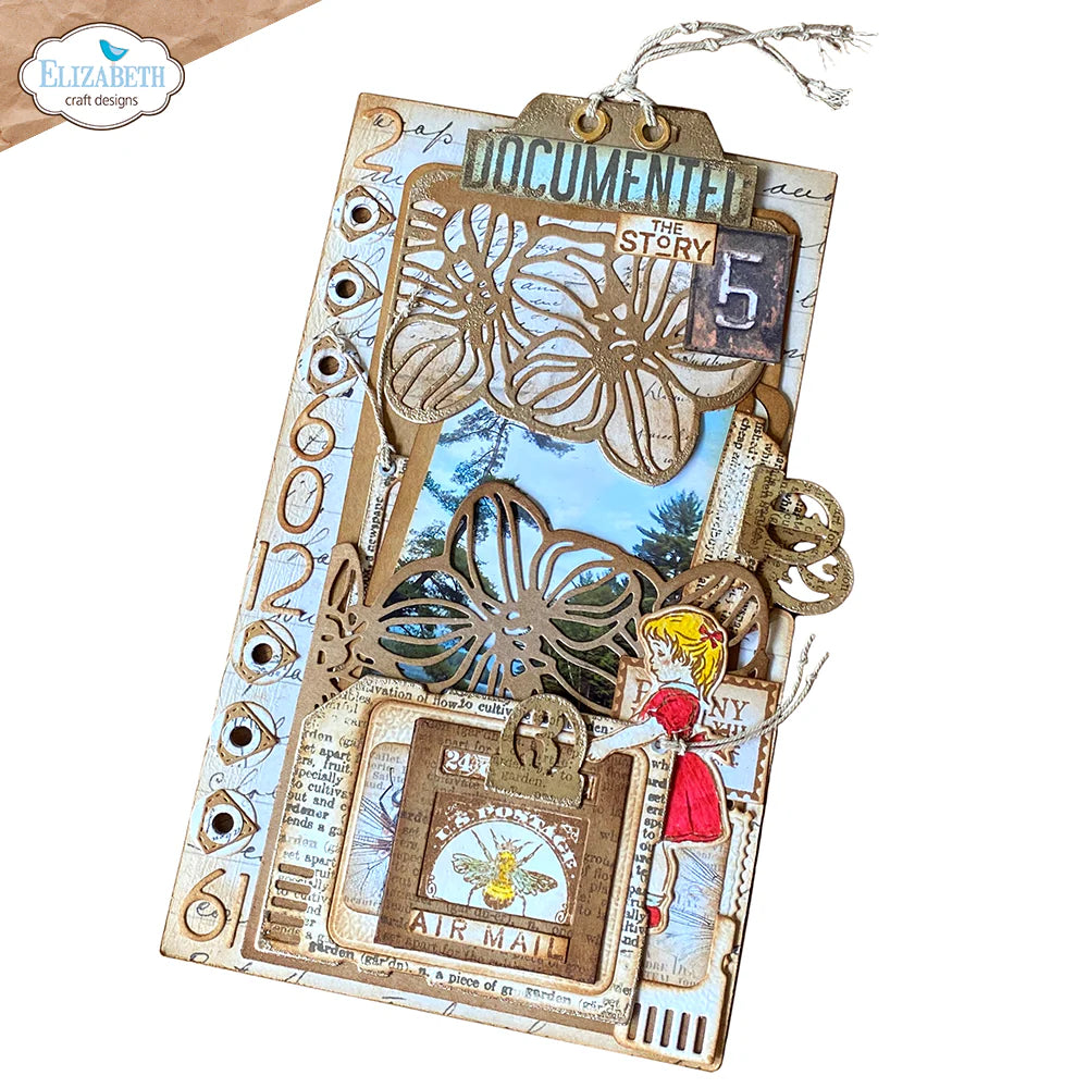 Elizabeth Craft Designs Celebrations 2 Die & Stamp Set