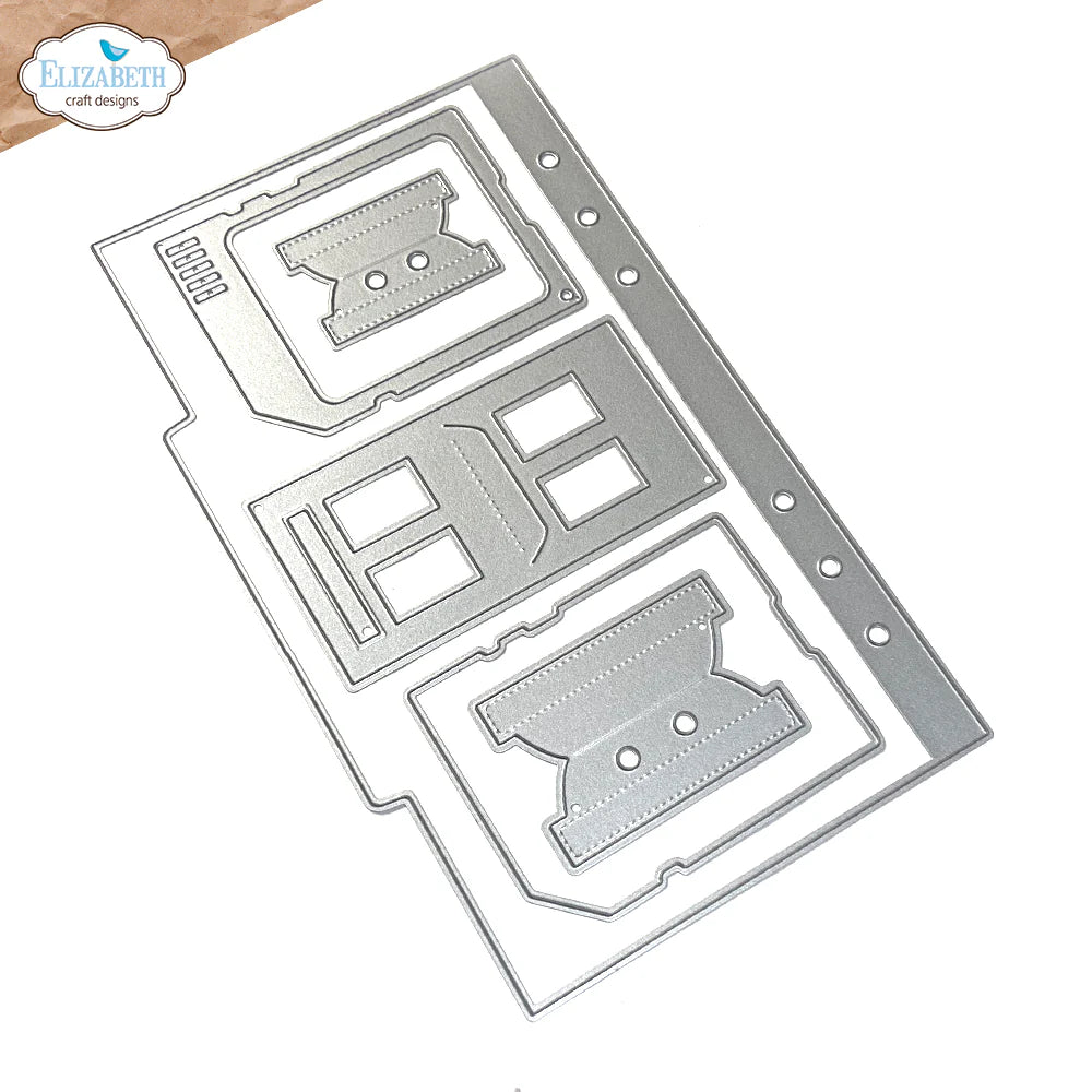 Elizabeth Craft Designs Page with Large Tab 2 Metal Die Set