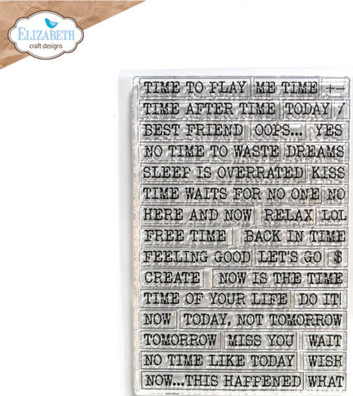 Elizabeth Craft Designs Journal Phrases 2 stempelset