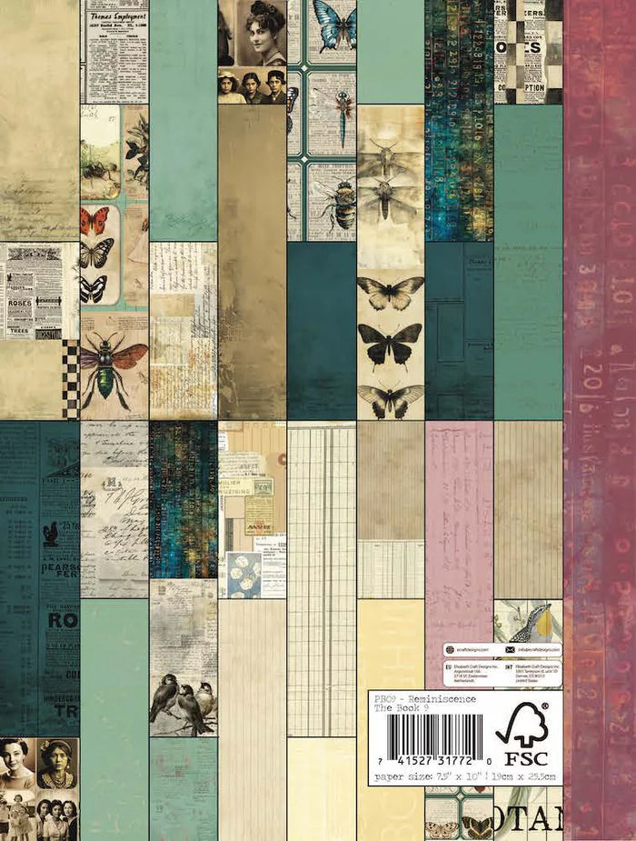 Elizabeth Craft Designs Reminiscence Paper - The Book 9