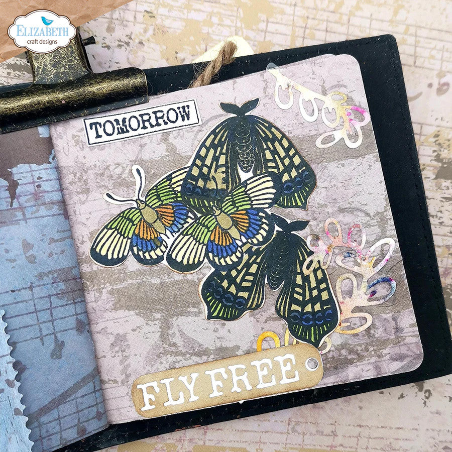 Elizabeth Craft Designs Juego de troqueles Back In Time