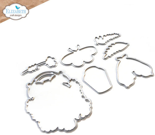 Elizabeth Craft Designs Juego de troqueles Back In Time