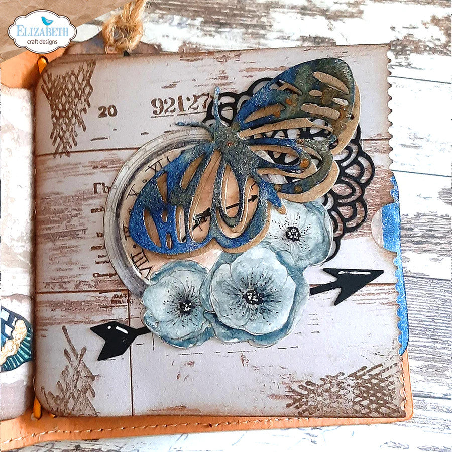 Elizabeth Craft Designs Juego de troqueles Ticket to Fly Free