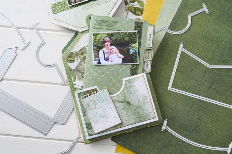 Sizzix Thinlits Die Set - Snap and Swap Pockets by 49 & Market