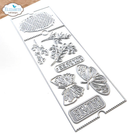 Elizabeth Craft Designs Juego de troqueles Ticket to Fly Free