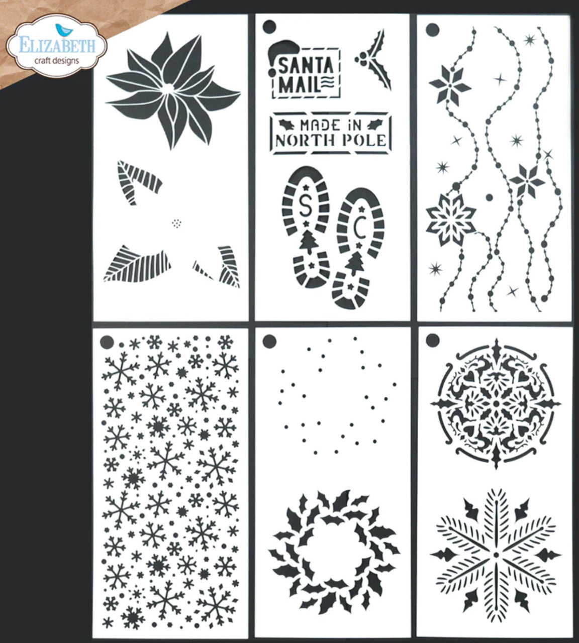 Elizabeth Craft Designs Journal Stencils 2 – Kreative Kreations