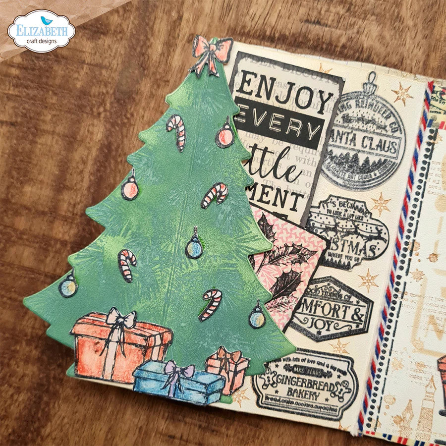 Elizabeth Craft Designs December to Remember-stempelset